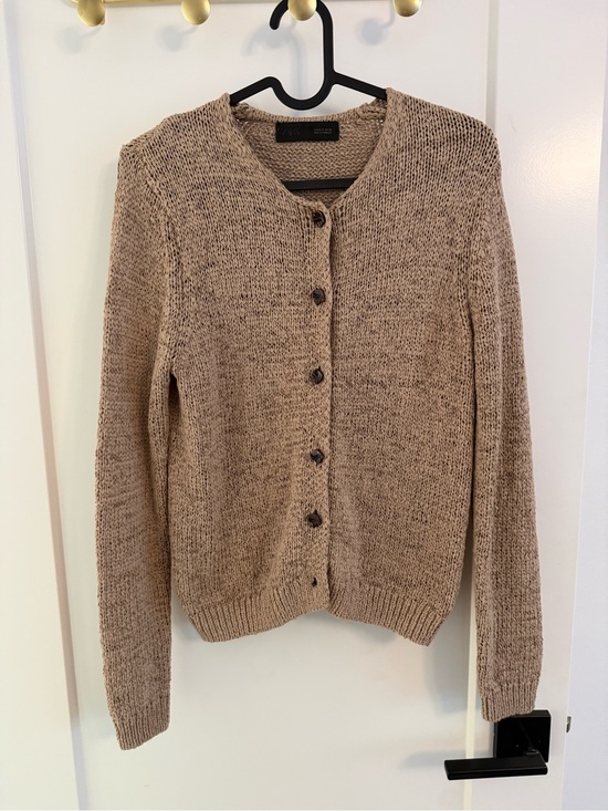Zara Sweaters - Zara Knit Cardigan Sweater - Beige